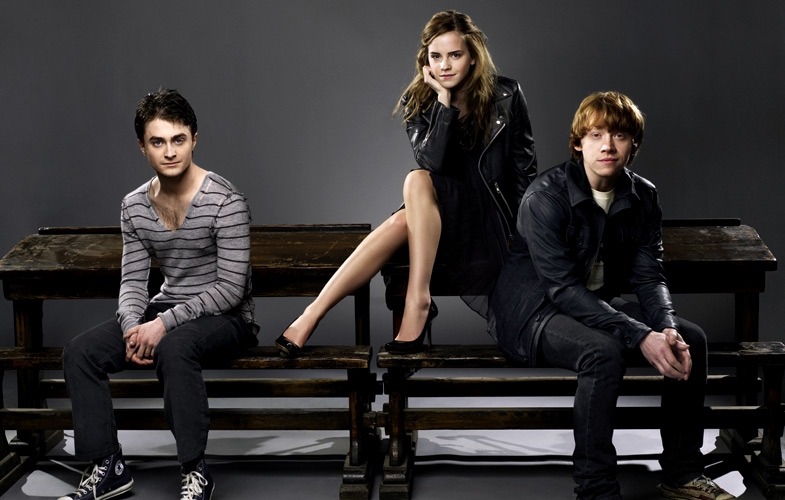Daniel Radcliffe, Emma Watson, Rupert Grint - Harry Potter Series