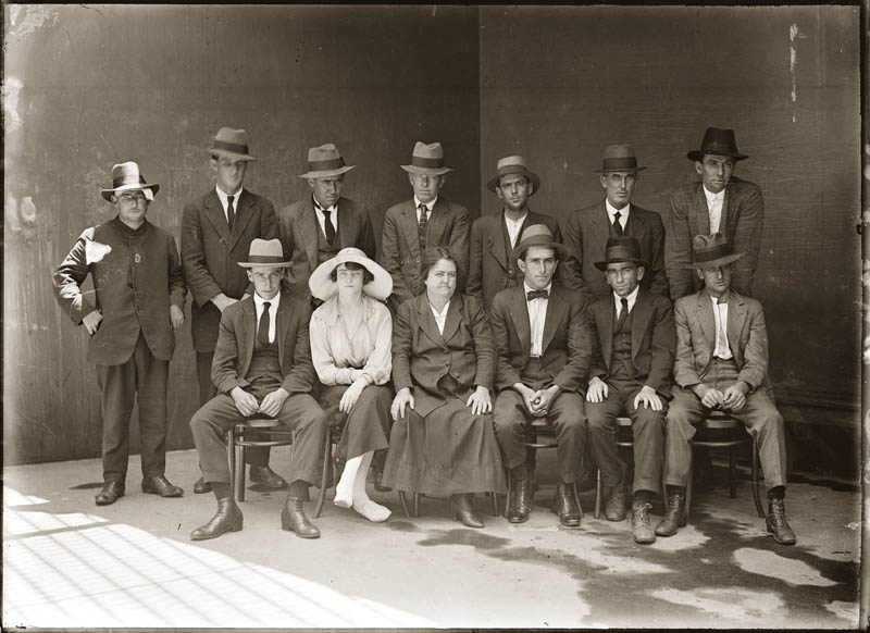Group Shot of Criminals, 1921