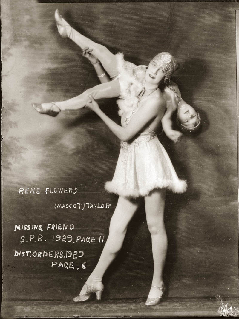 Missing Persons Photo  Rene Flowers, c1929
