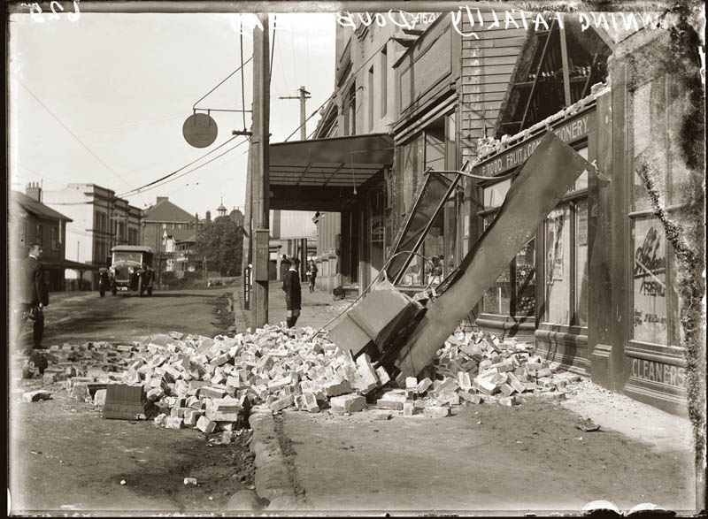 Collapsed Awning Fatality, c1926