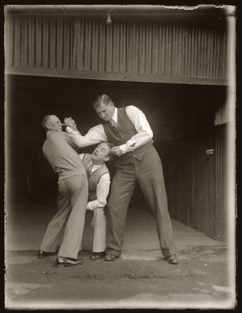Self-Defence Demonstration for Police Education Purposes, 1930s