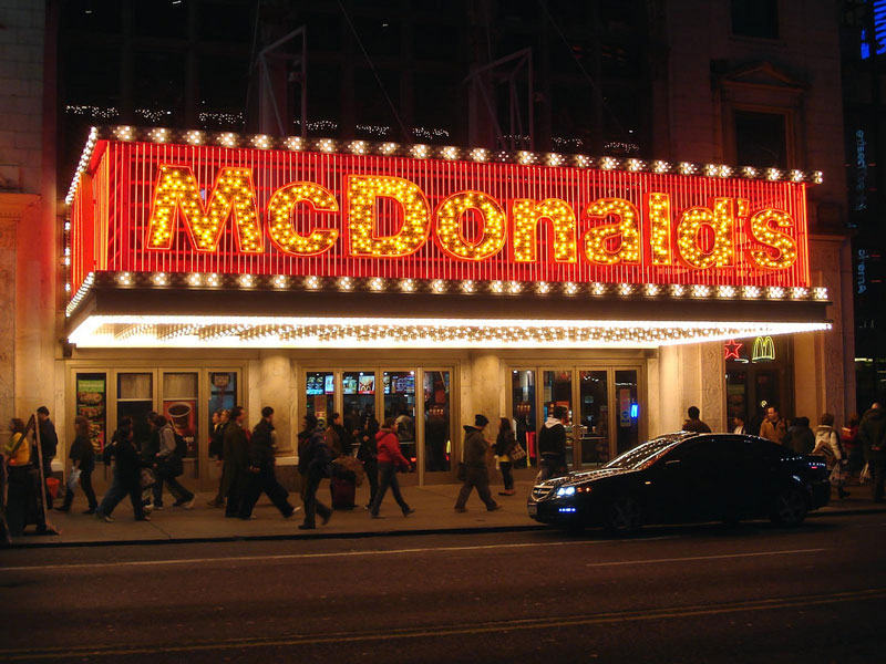McDonalds in Time Square, New York City