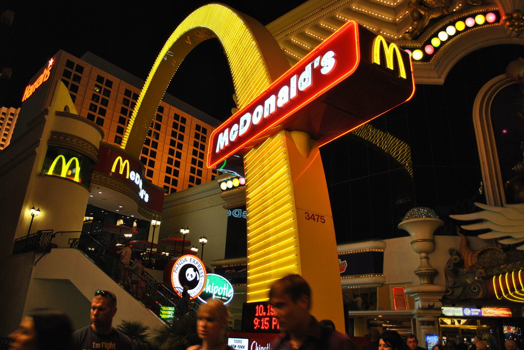 McDonalds on the Las Vegas Strip, Nevada, USA