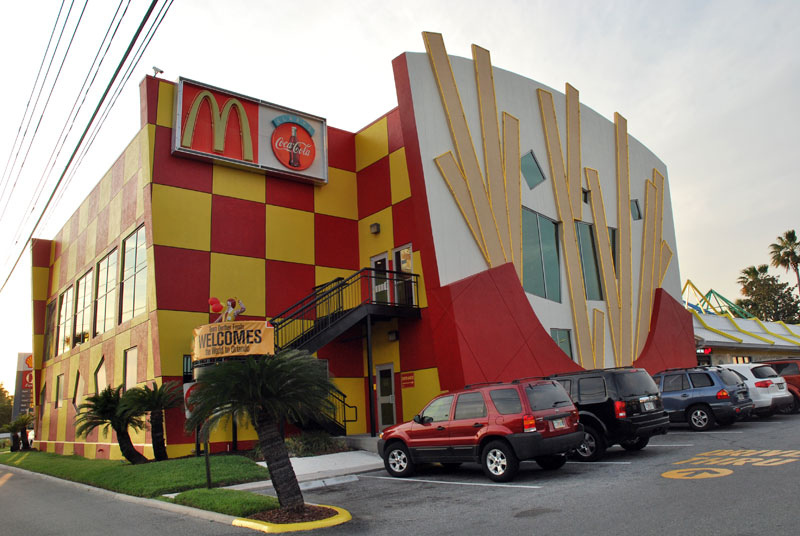 Sand Lake Road McDonalds in Orlando, Florida, USA