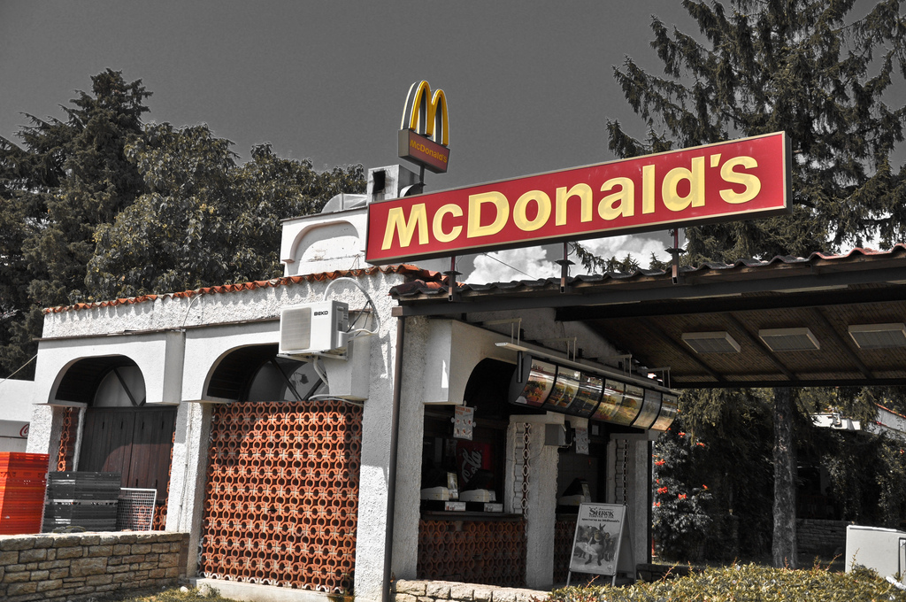 McDonalds in Ohrid, Macedonia