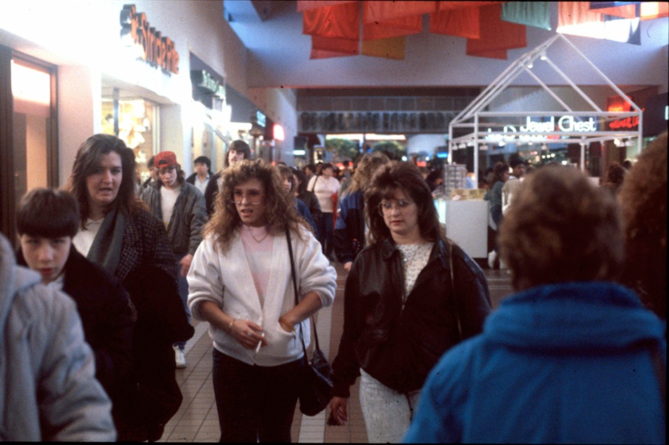 nostalgia --  vintage pictures of American malls taken in the 1980s and 1990s