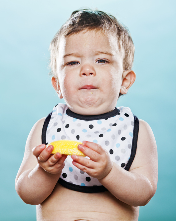 Babies Tasting Lemons for the First Time