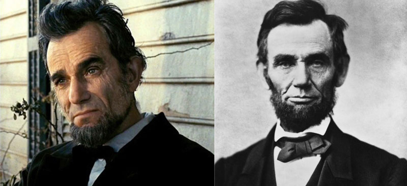 Abraham Lincoln vs Daniel Day-Lewis in Lincoln