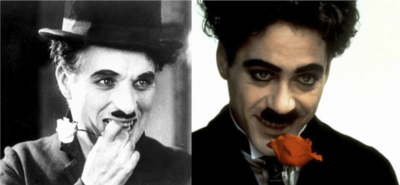 Charlie Chaplin vs Robert Downey Jr. in Chaplin