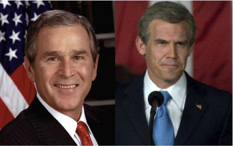George W. Bush vs Josh Brolin in W.