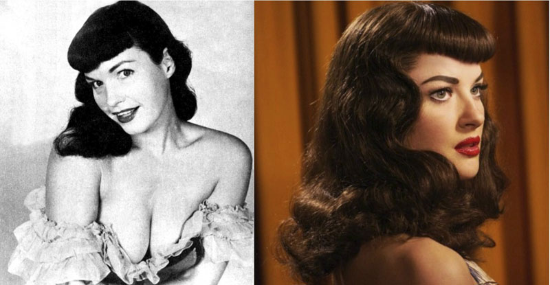 Bettie Page vs Gretchen Mol in The Notorious Bettie Page