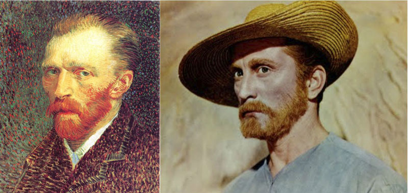Vincent van Gogh vs Kirk Douglas in Lust for Life