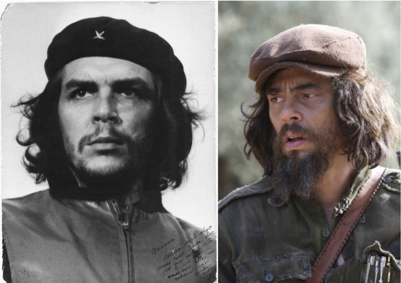 Ernesto Che Guevara vs Benicio del Toro in Che