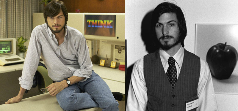 Steve Jobs vs Ashton Kutcher in Jobs