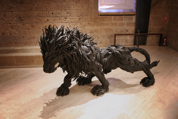 Mutant Animal Sculptures Made From Old Tires