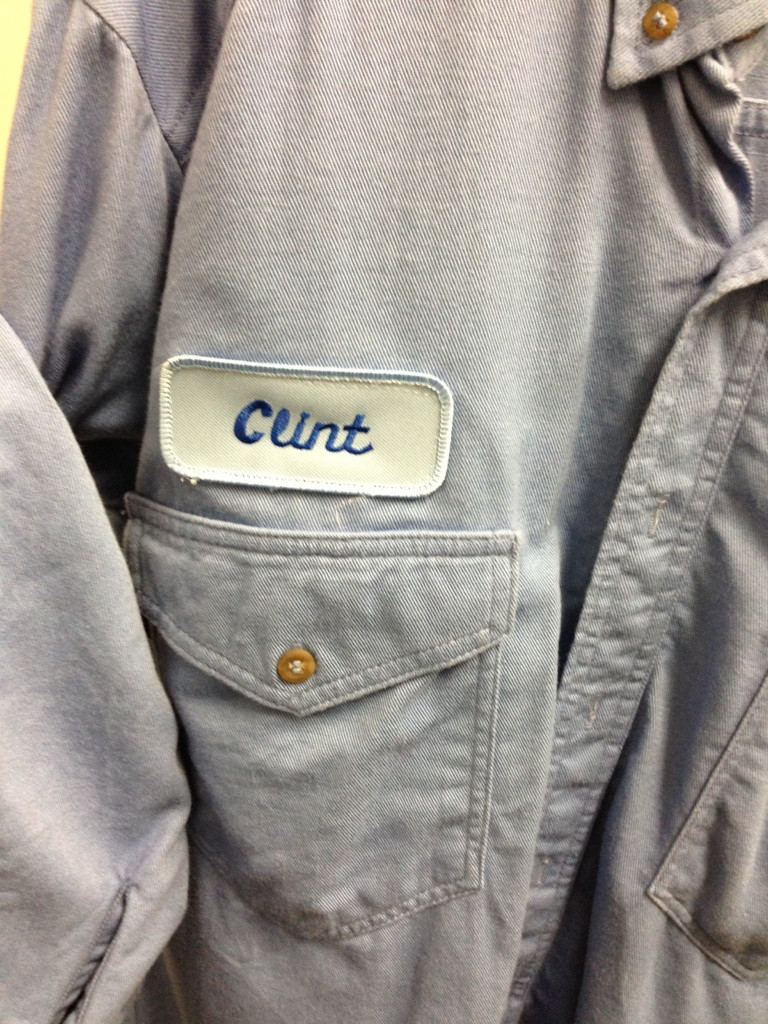 Clint gets his first uniform