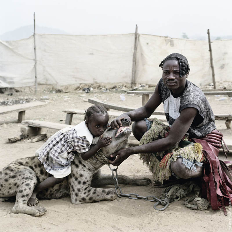 Nigerian Hyena Handlers