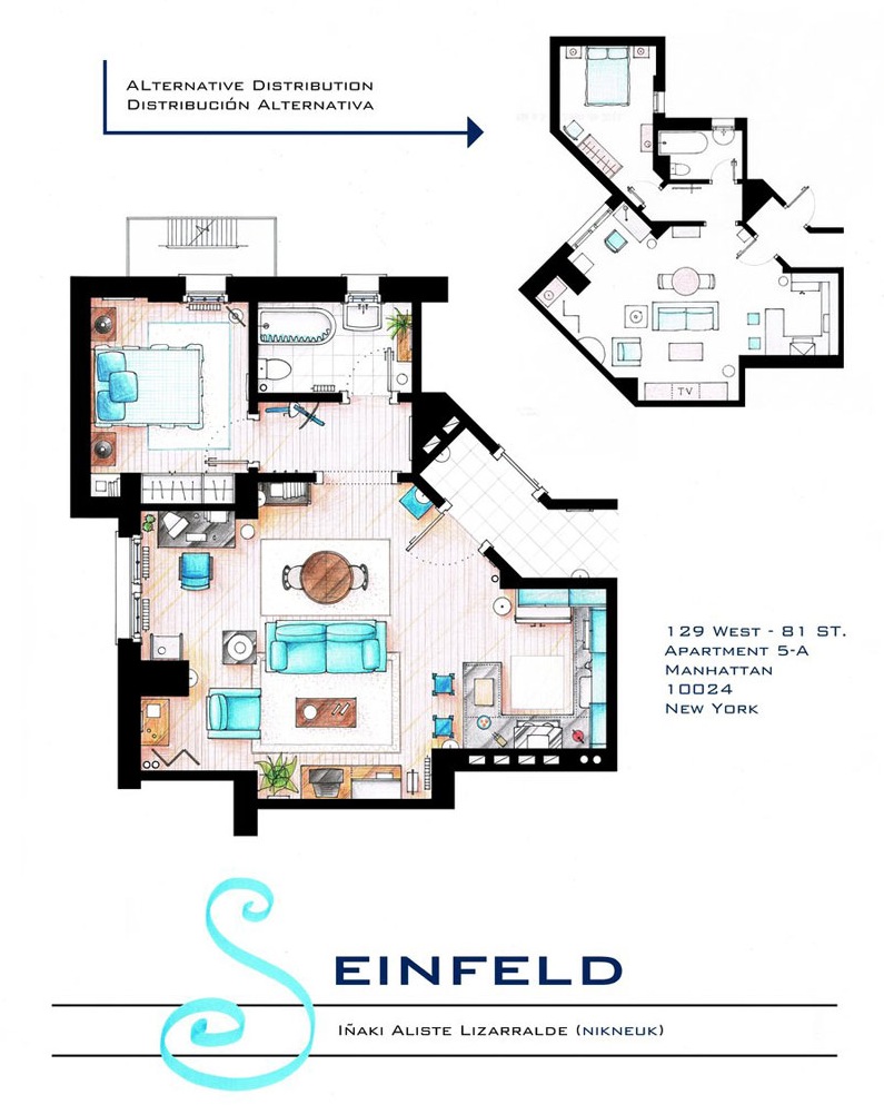 Jerry Seinfeld's Apartment - Seinfeld