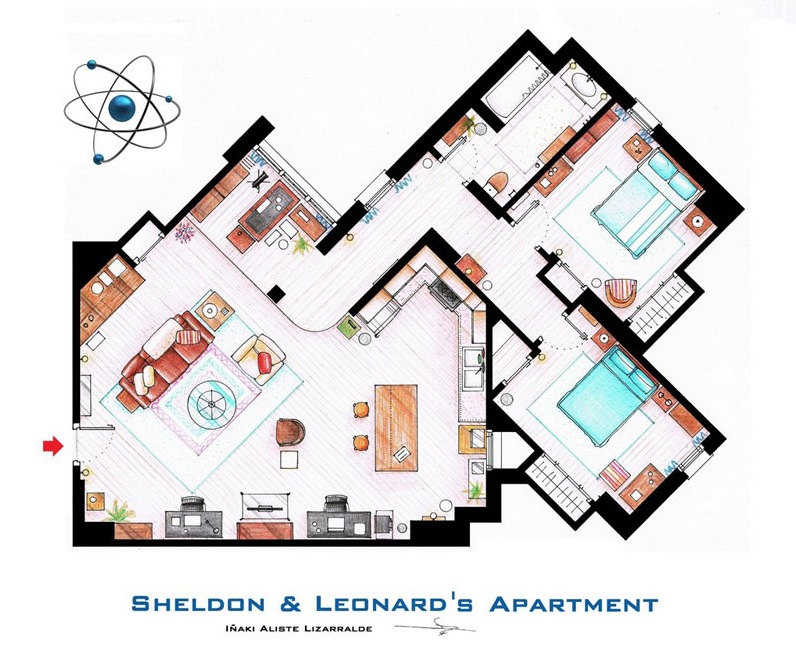 Sheldon and Leonard's Apartment - The Big Bang Theory