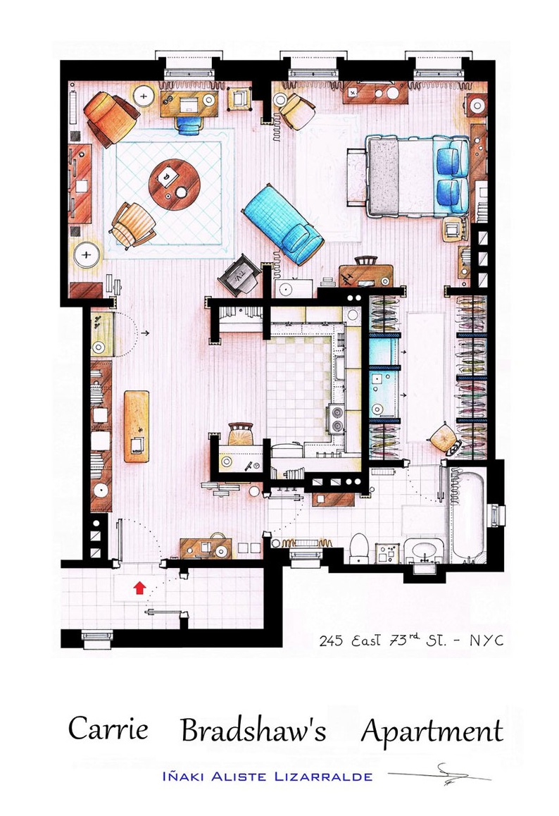 Carrie Bradshaw's Apartment - Sex and the City