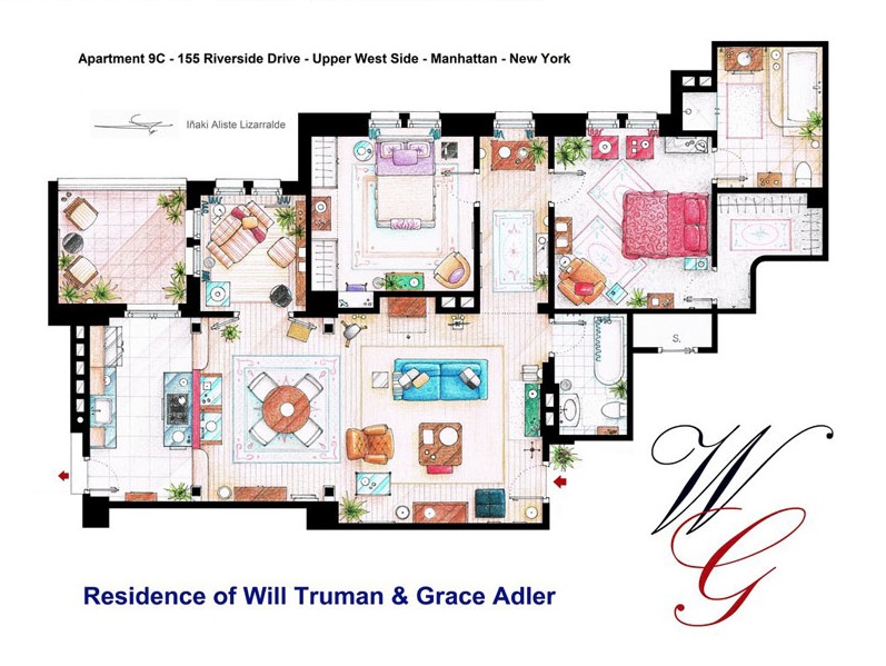 Will and Grace's Apartment - Will and Grace