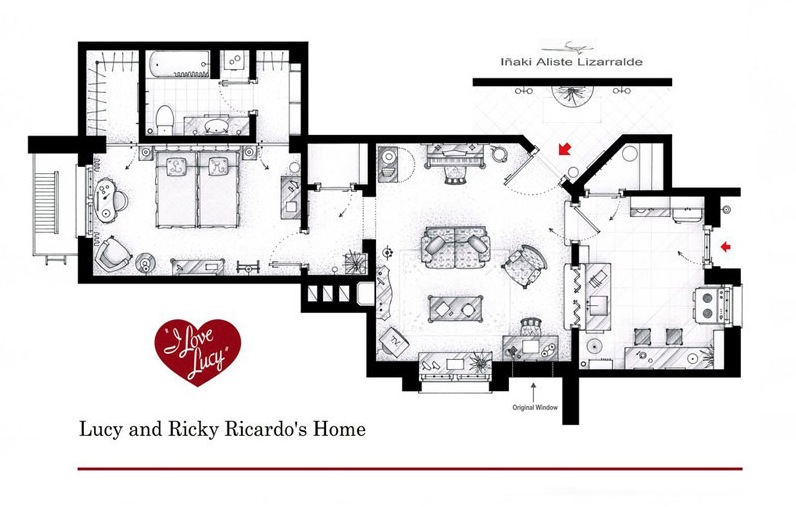 Lucy and Ricky's Apartment - I Love Lucy