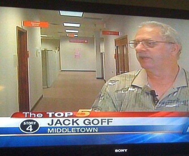 Jack Goff on live television? History in the making!