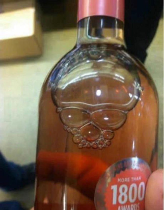You find sunglasses-wearing alien skulls in your wine bottles.