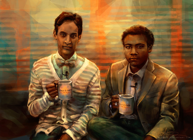 Troy and Abed 'Community'