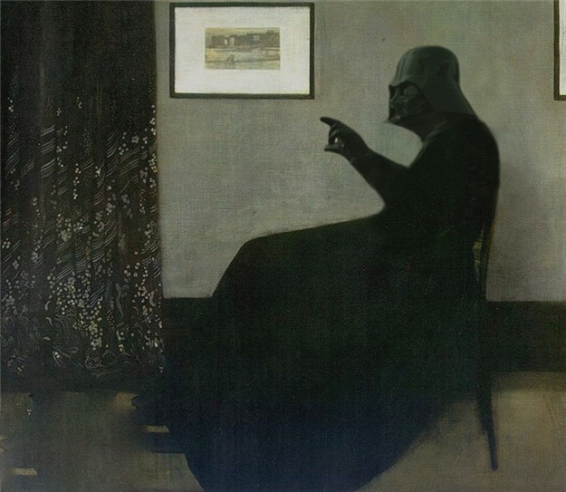 Classic Artwork Infused With Star Wars