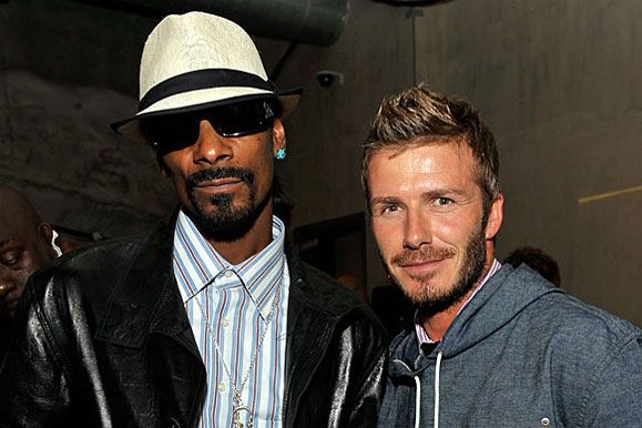 Snoop Dogg and David Beckham