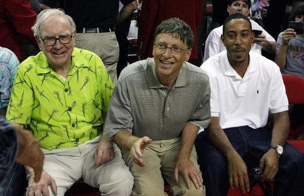 Warren Buffet, Bill Gates and Ludacris