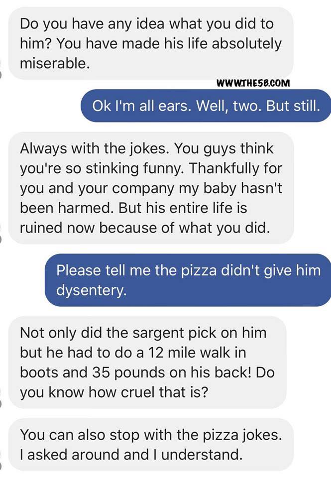 organization - Do you have any idea what you did to him? You have made his life absolutely miserable. Ok I'm all ears. Well, two. But still. Always with the jokes. You guys think you're so stinking funny. Thankfully for you and your company my baby hasn't