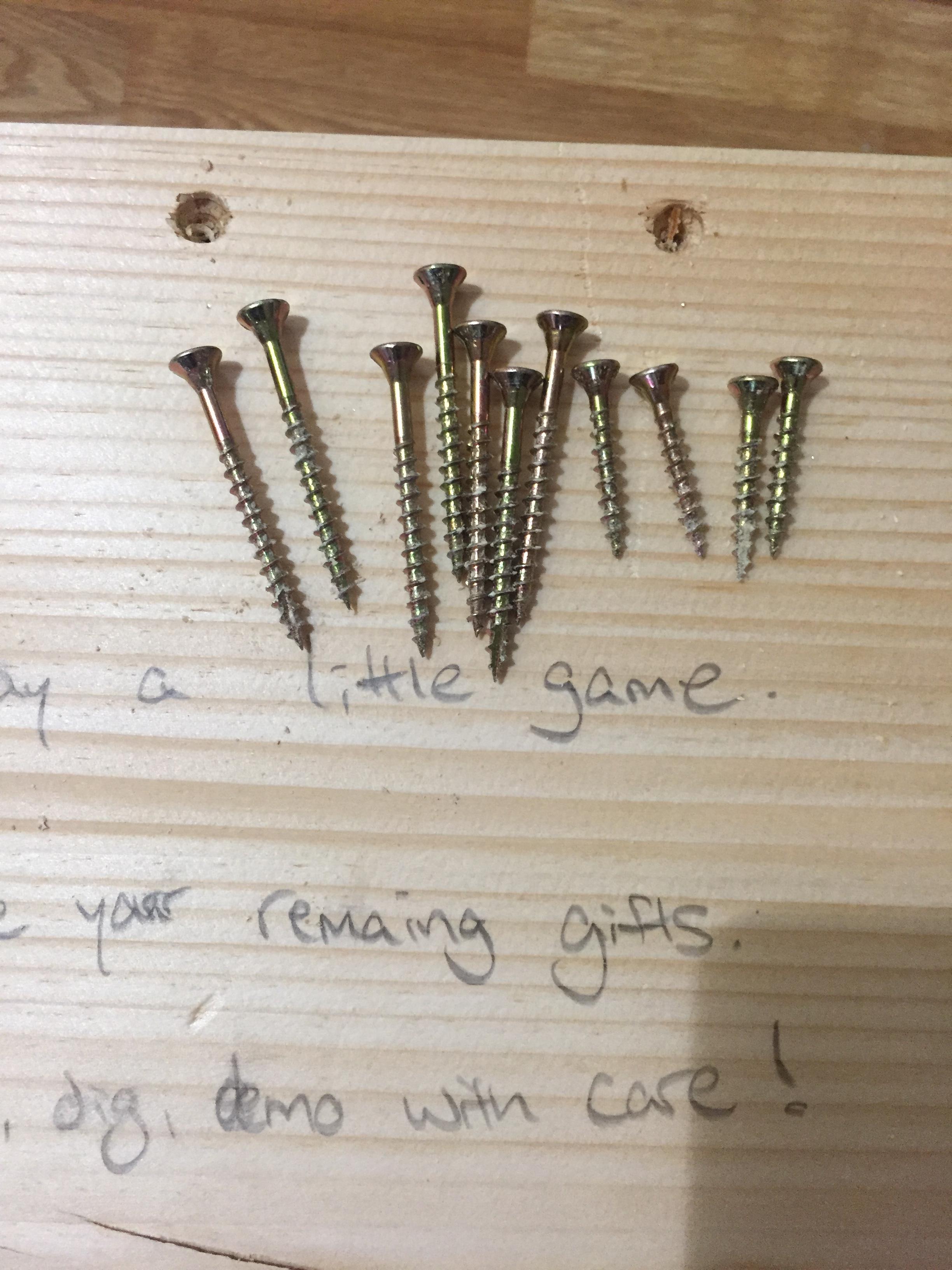 Got all the top screws out...