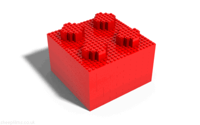 gifs - lego being built