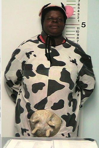 wtf cow suit mugshot