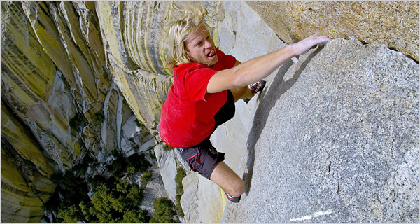 Free Solo Climbing with no ropes needed