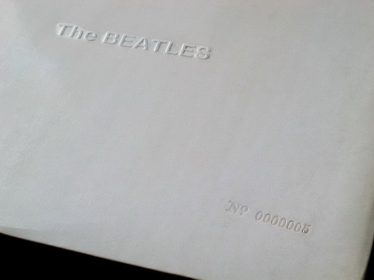 #5 The Beatles White Album UK #0000005. $25K