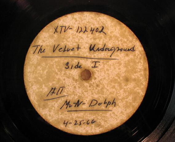 #6 The Velvet Underground ACETATE $25K