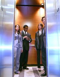 You're in an elevator with your friend and two other women who are strangers.  What is the funniest line you can think of to say to make the situation awkward?  I'll begin with this line: "It's not contagious anymore, but it's still leaking green."