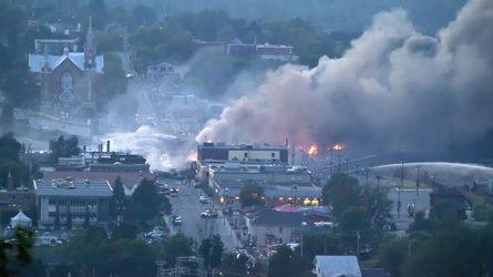 Picture of tragedy in Lac Megantic