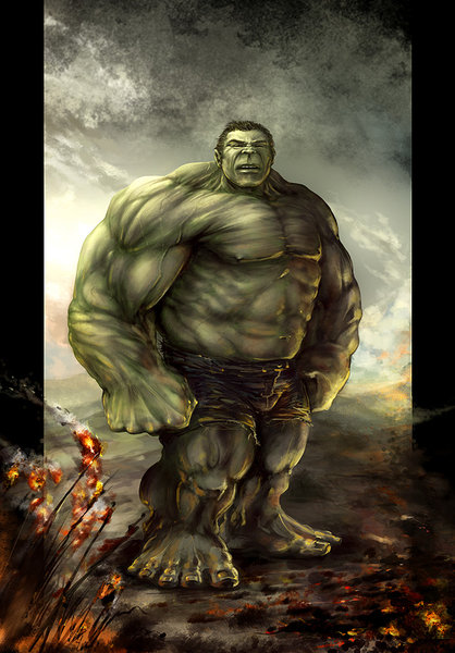 hulk fan art mythology