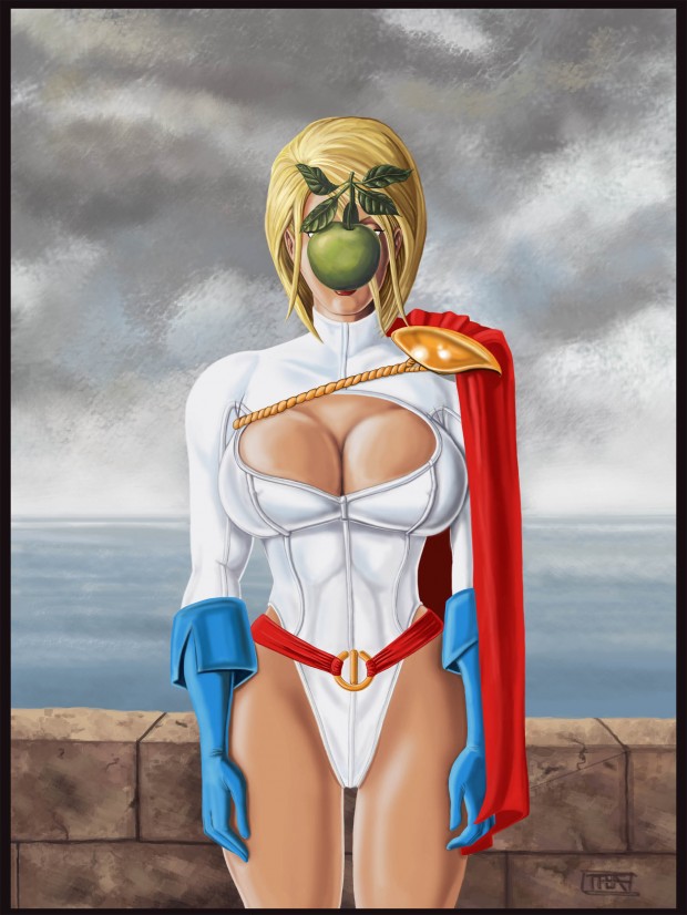 Super Heroes In Famous Art - Before and After