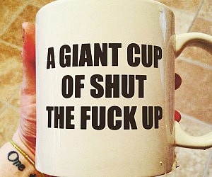 $13.65 Giant STFU Coffee Mug