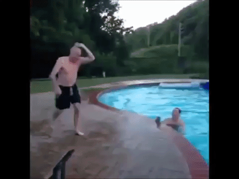 Pool and Summer fails pics and gifs