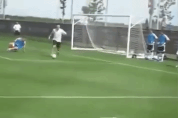 people are awesome gif football soccer trick