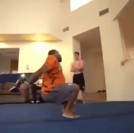 people are awesome gif person doing back flips