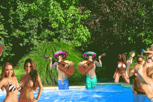 Just Another Mexican Pool Party
