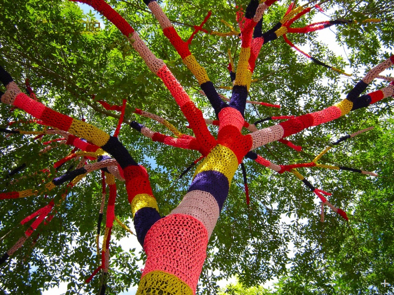 knitted trees