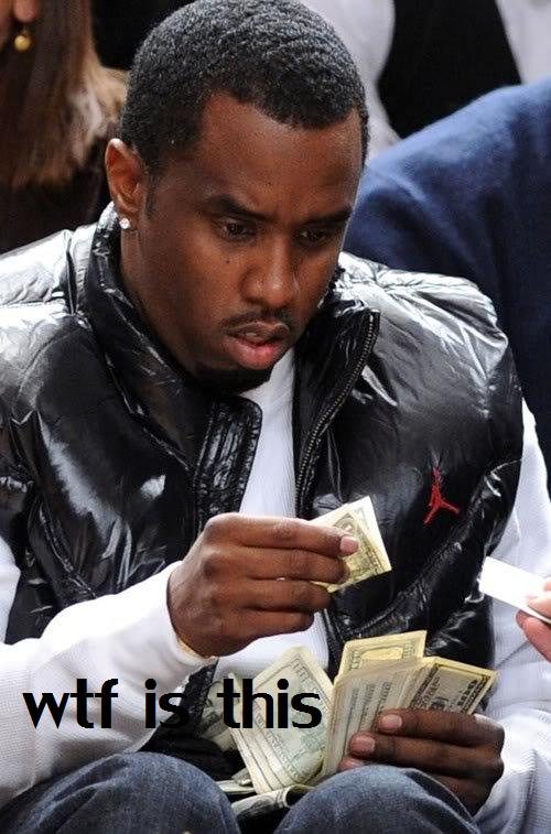 p diddy dollar meme - wtf is this